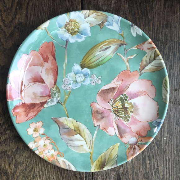 BH&G melamine Annabelle flower salad plates